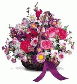 Tokat niksar �i�ek�i firma �r�n�m�z sepet i�erisinde k�r �i�ekleri Tokat �i�ek g�nder firmas� �ahane �r�n�m�z