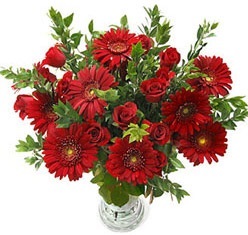 Tokat B�y�kbeyba�� �i�ek�i firma �r�n�m�z Camda g�ller ve gerberalar Tokat �i�ek g�nder firmas� �ahane �r�n�m�z
