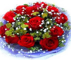 9 adet kirmizi g�llerden buket