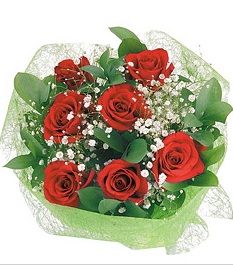 7 adet k�rm�z� g�lden buket tanzim Tokat cicek , cicekci